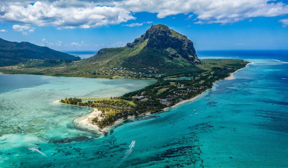 1. Le Morne Brabant Historic 1824 ft. mountain