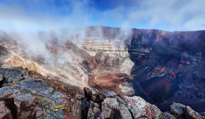 2. Piton de la Fournaise volcano 