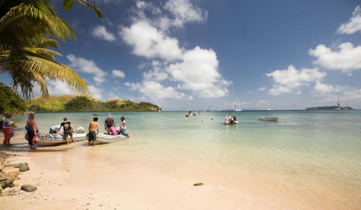 58. Sandy beaches of Savusavu island