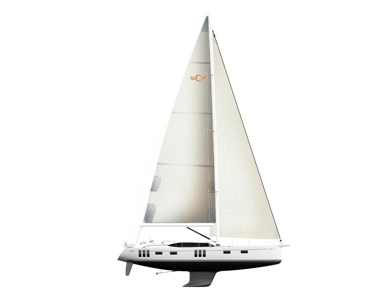 Oyster 595SII 60ft Sailing Boat Keel Configuration Sail Plan 3