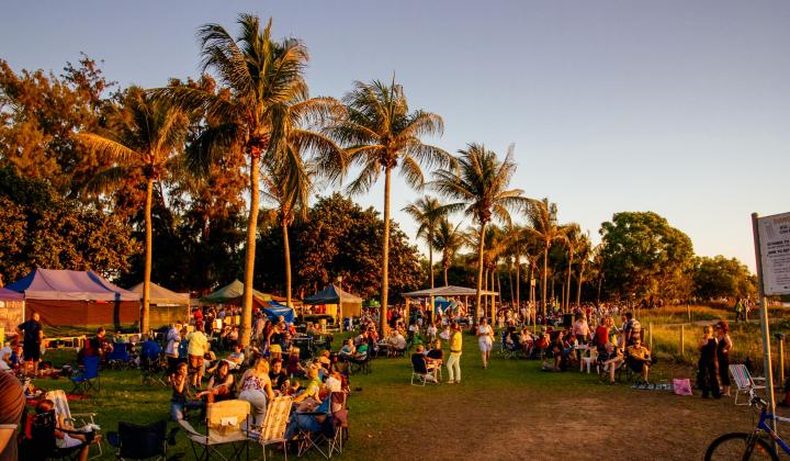 5. People drinking and socialising in Darwin Australia 