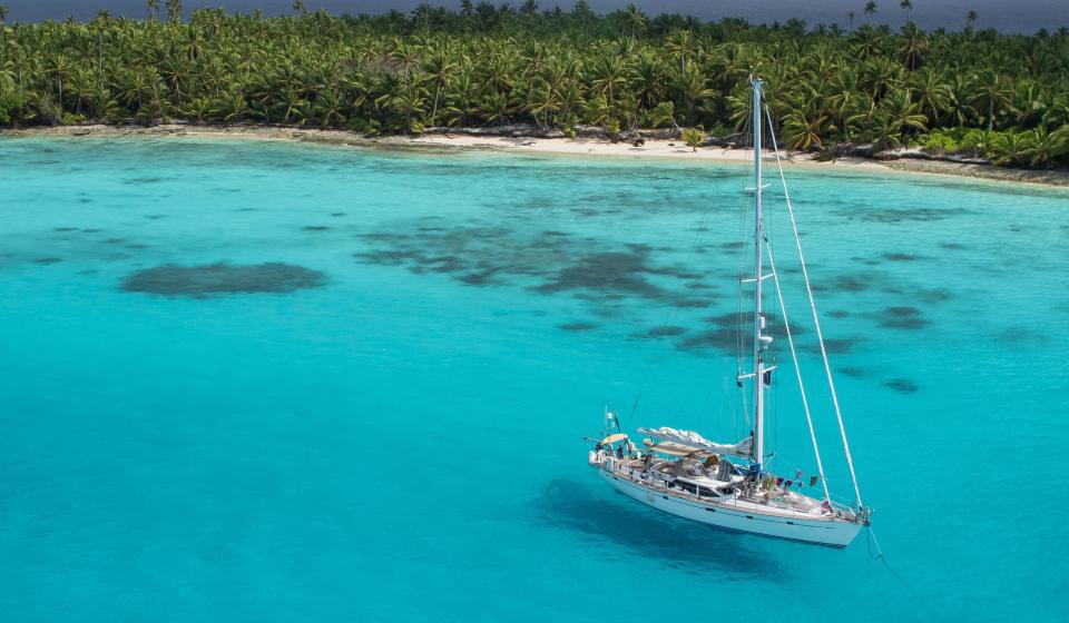 6. bluewater sailing yacht turquoise waters 