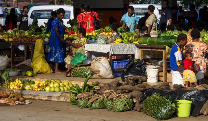 74. Local food market