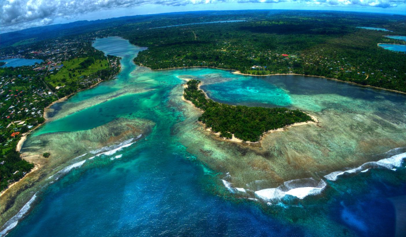 75. Aerial shot of VANUATU