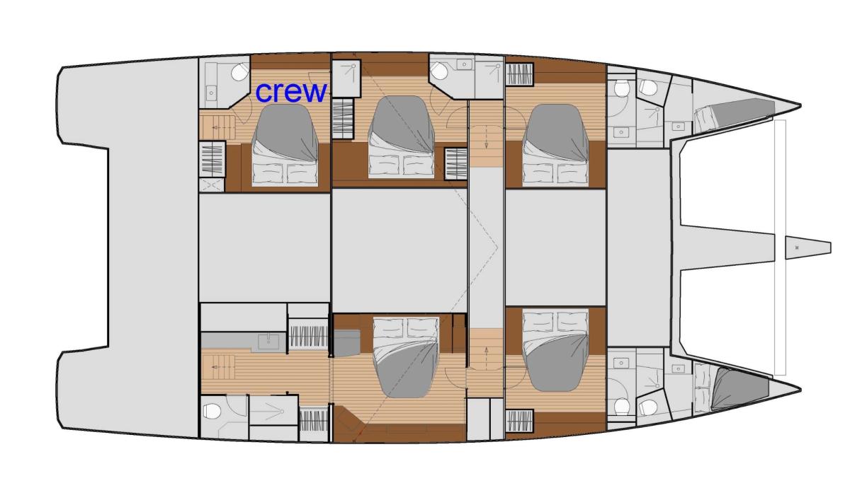 7th Heaven Fountaine Pajot Samana 59 Interior