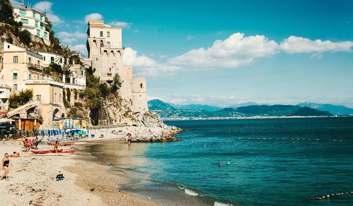 Amalfi Coast Beach Italy