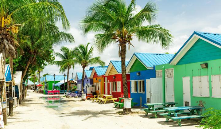 Colourful houses Barbados