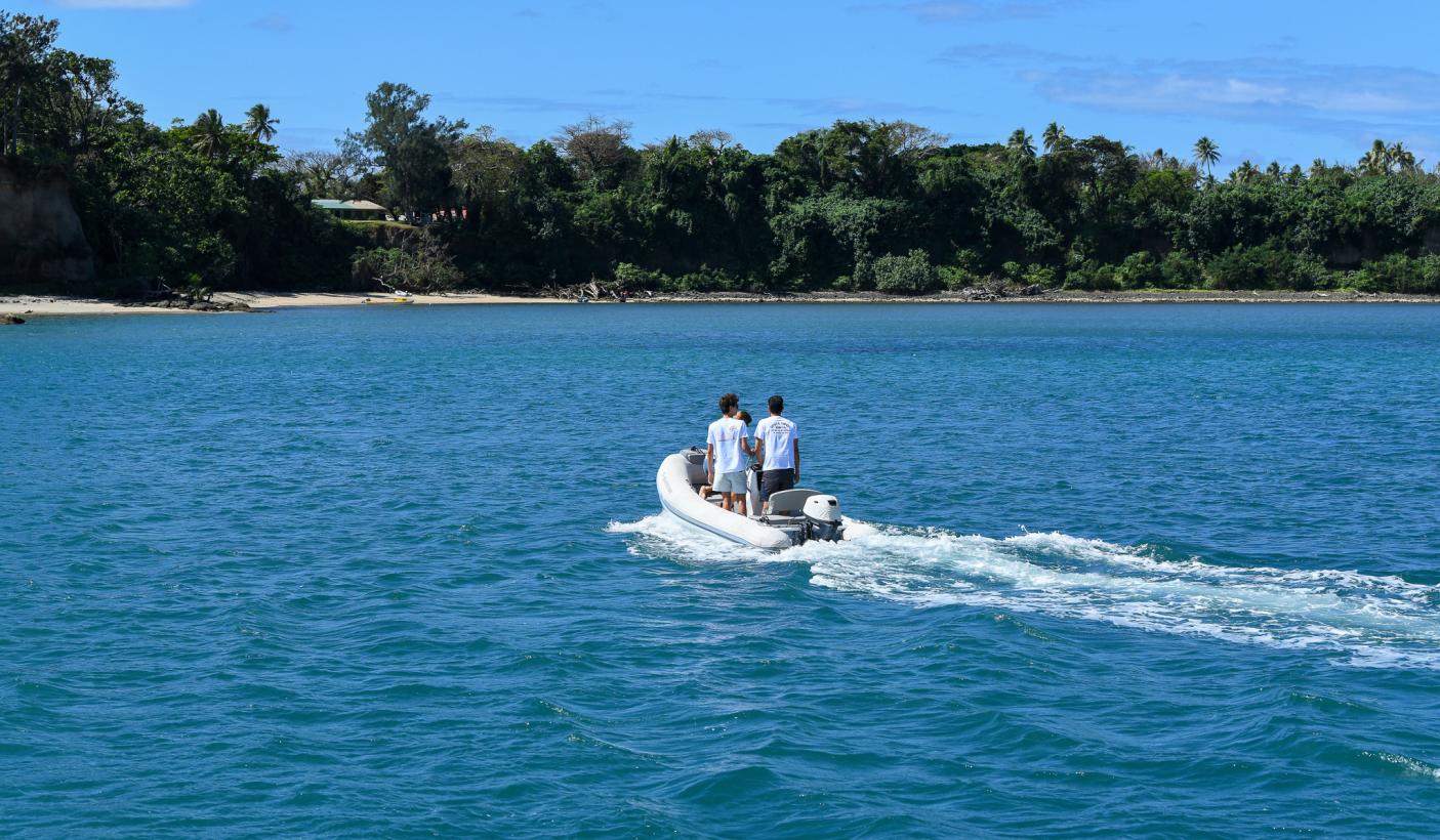 Dinghy excursion Vanuatu