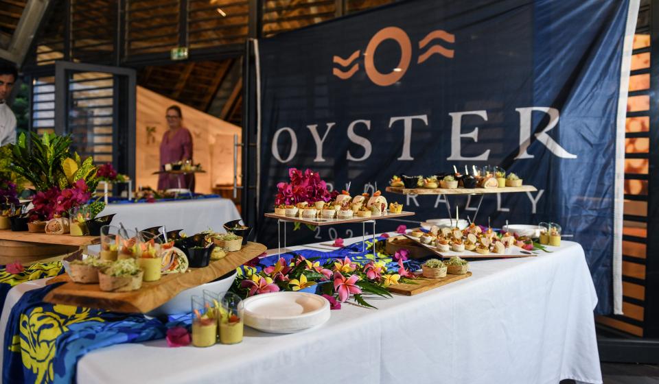 Dinner hosted by Oyster World Rally in Moorea