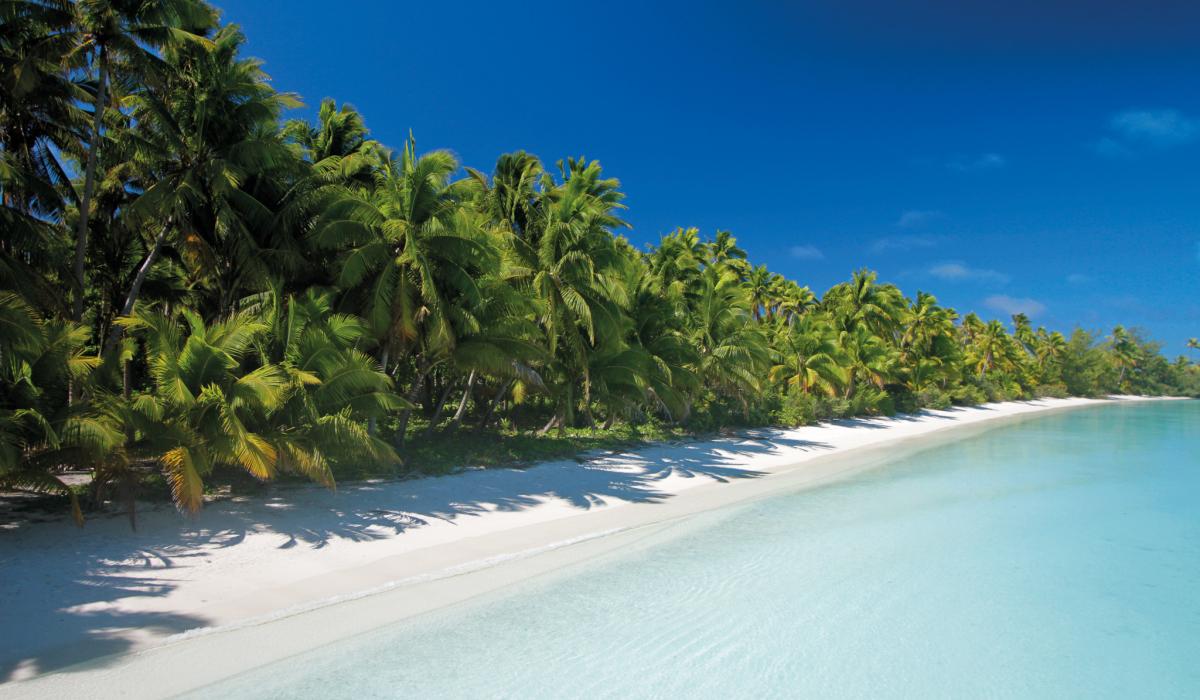Idyllic beach in Galapagos