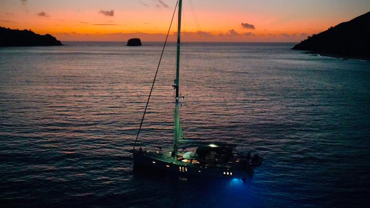 Infinity Monuriki Island Sunset