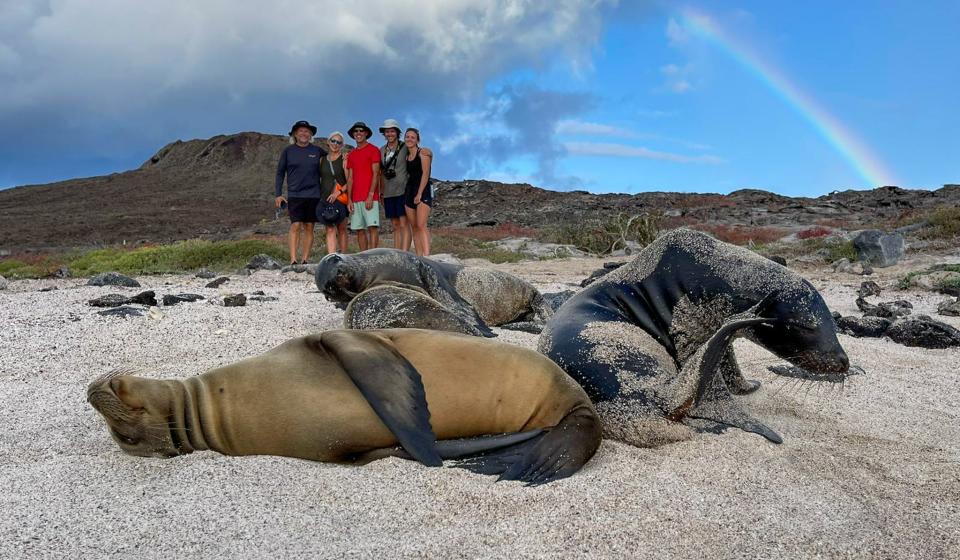 Intrepid Crew Galapagos Sea Lions