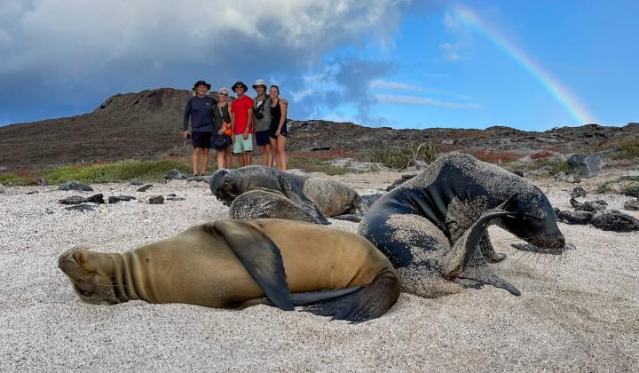 Intrepid Crew Galapagos Sea Lions