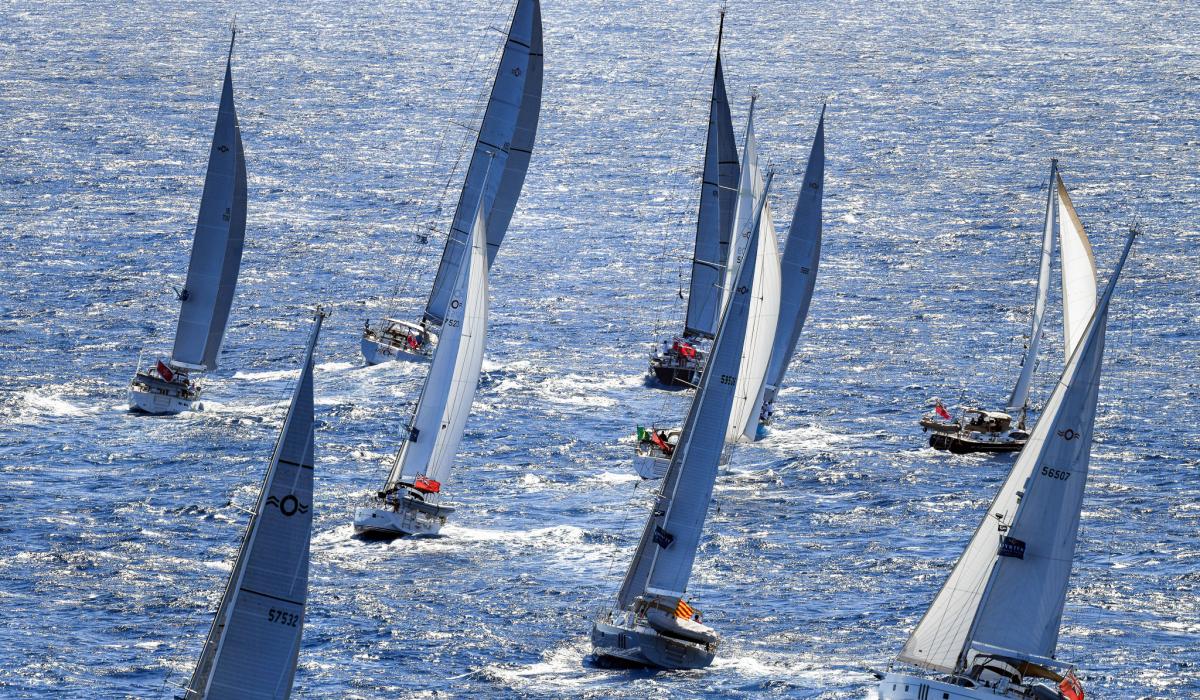 Oyster Yachts Oyster World Rally 2024-25 Oysters Leaving Antigua