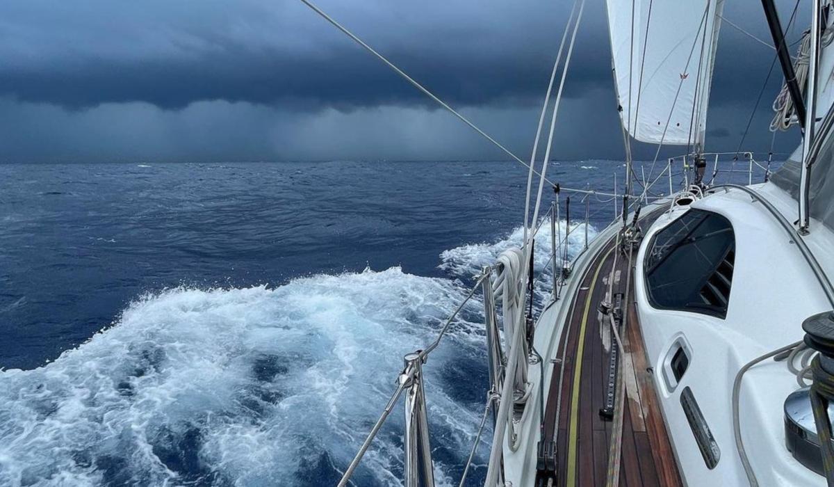 Juno sailing Agulhas Current