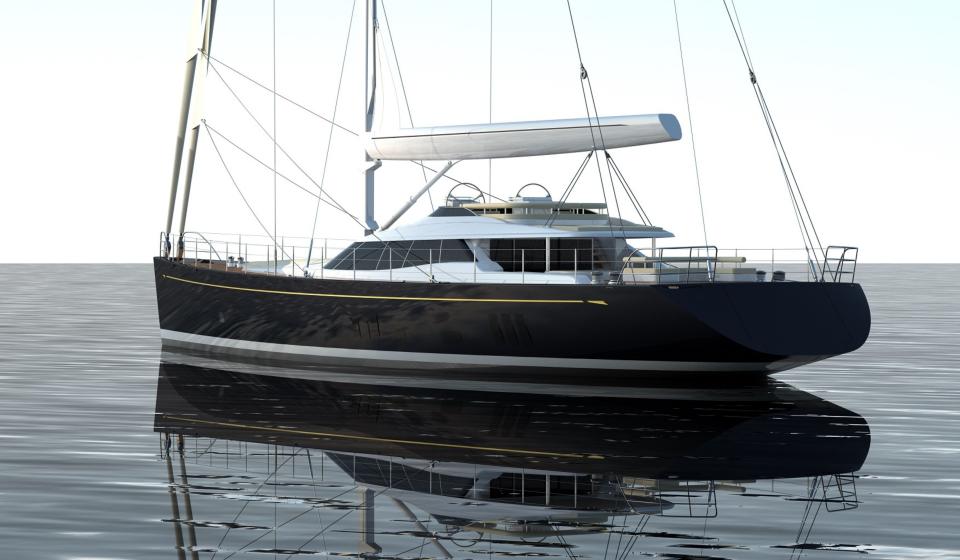 Oyster 125 FB Anchored