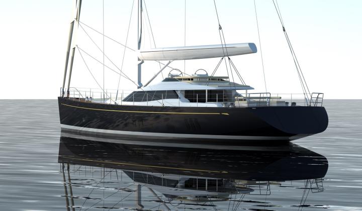 Oyster 125 FB Anchored