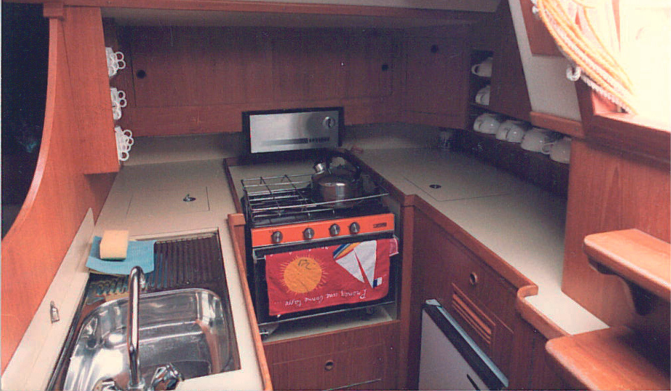 Oyster 37 Galley