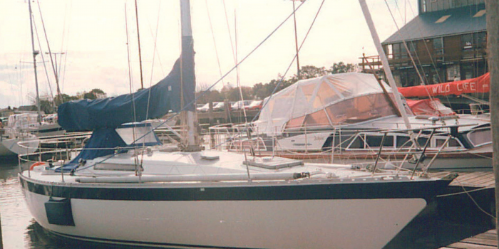 Oyster 37 Moored Starboard Side