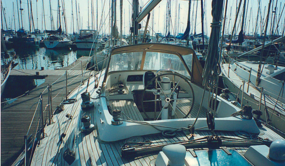 Oyster 406 Aft Deck