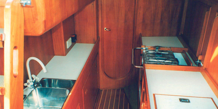 Oyster 406 Galley