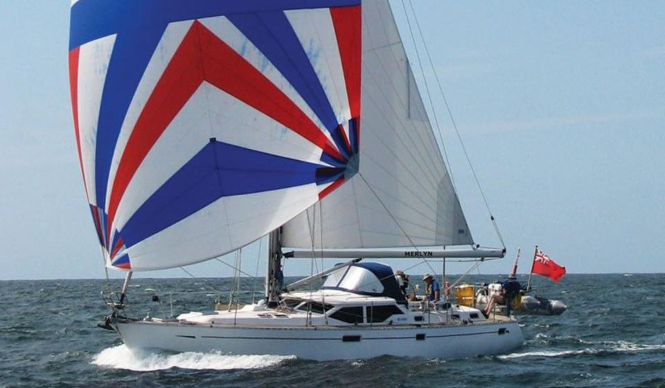 Oyster 45 Sailing Spinnaker