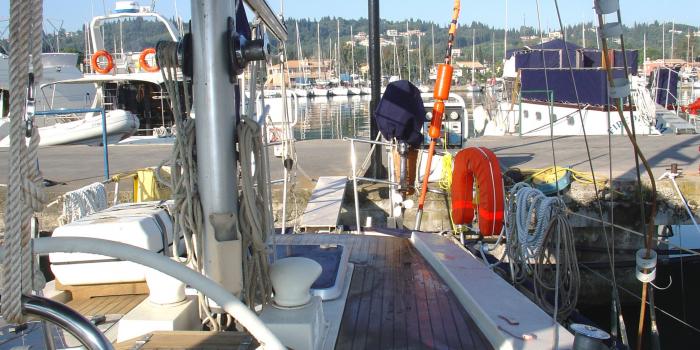 Oyster 46 Aft Deck