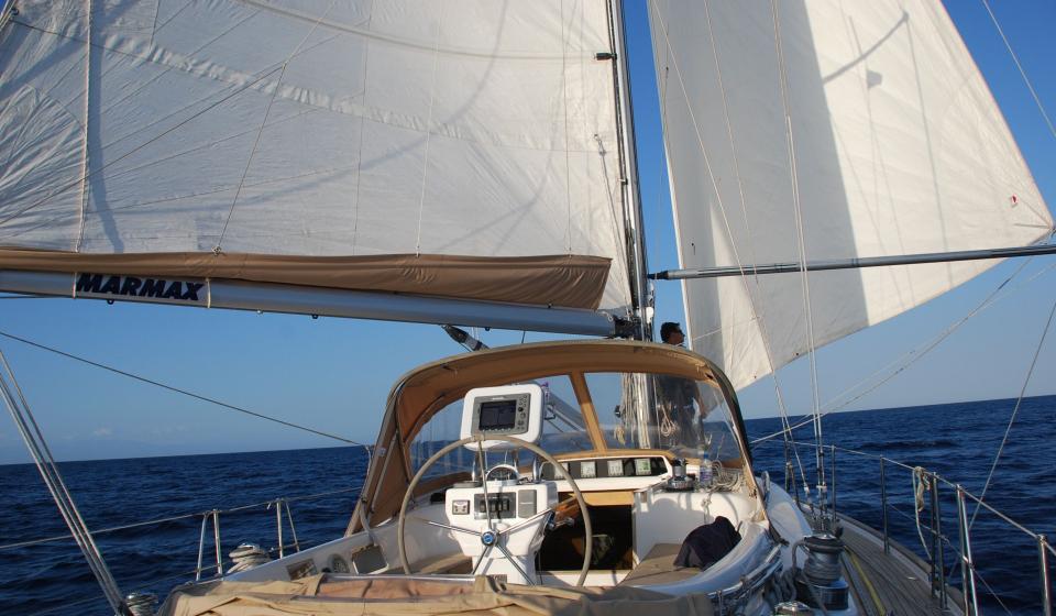 Oyster 46 Sailing Goosewinged