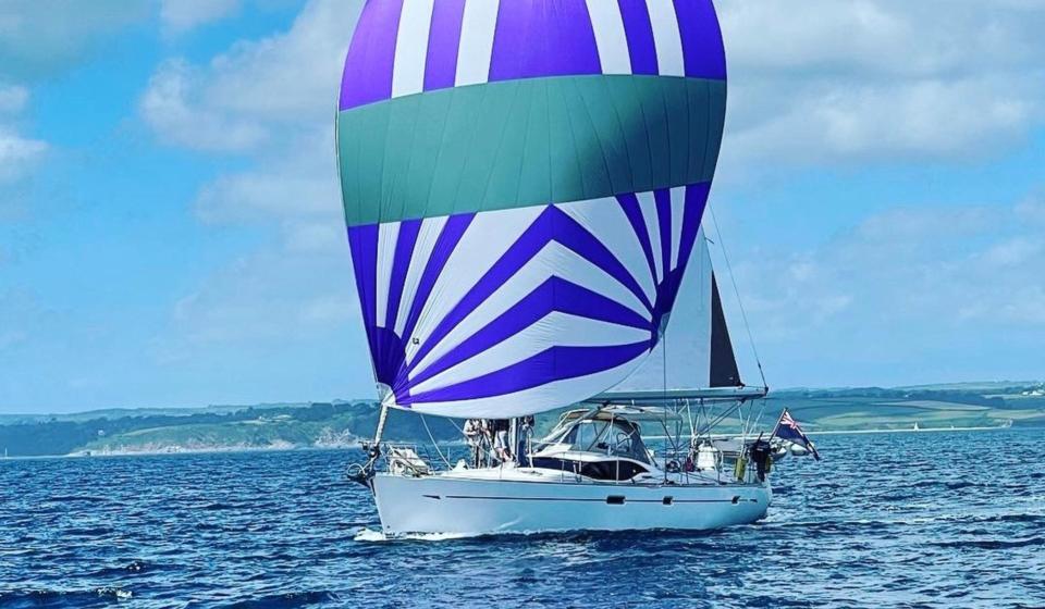 Oyster 46 Sailing Spinnaker