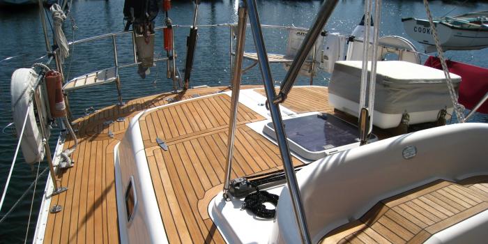 Oyster 485 Aft Deck