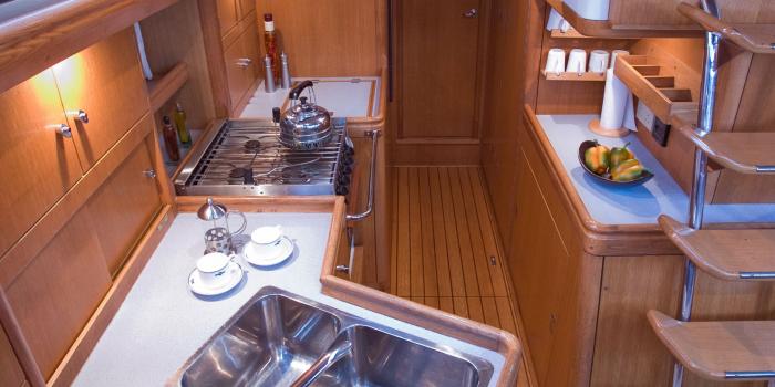 Oyster 485 Galley