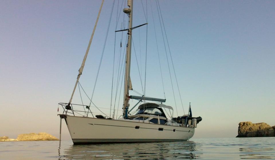 Oyster 49 Anchored
