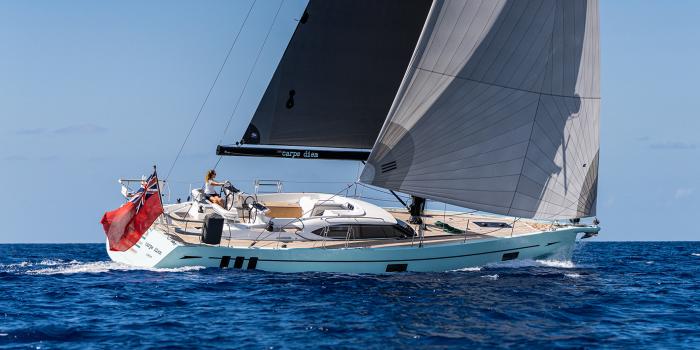 Oyster 495 50 Foot Bluewater Sailing Yacht Beauty Shot