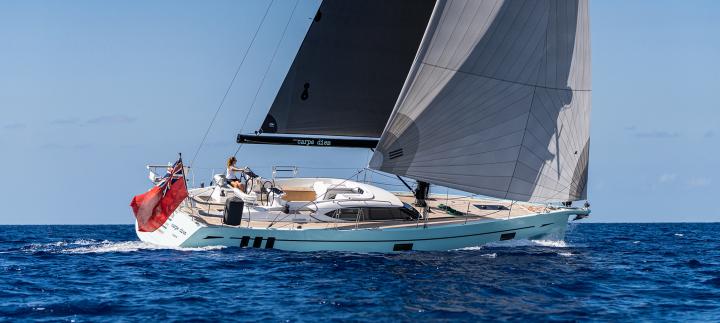 Oyster 495 50 Foot Bluewater Sailing Yacht Beauty Shot