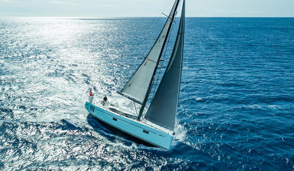 Oyster 495 50 Foot Bluewater Sailing Yacht Sailing High Speed