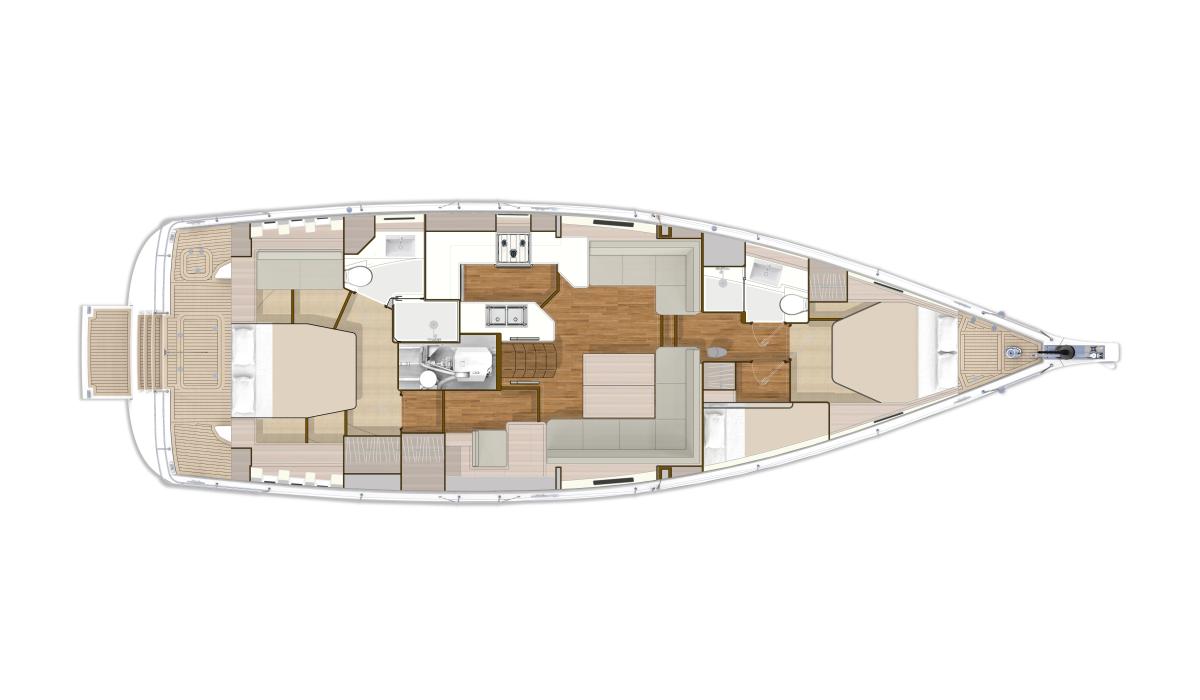 foot sailboat layout