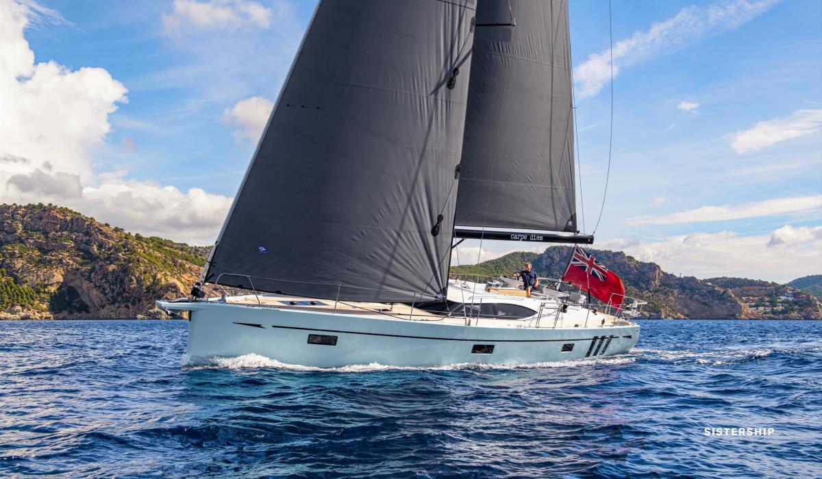 Oyster 495 Aquaries Sailing Mallorca Luxury Charter