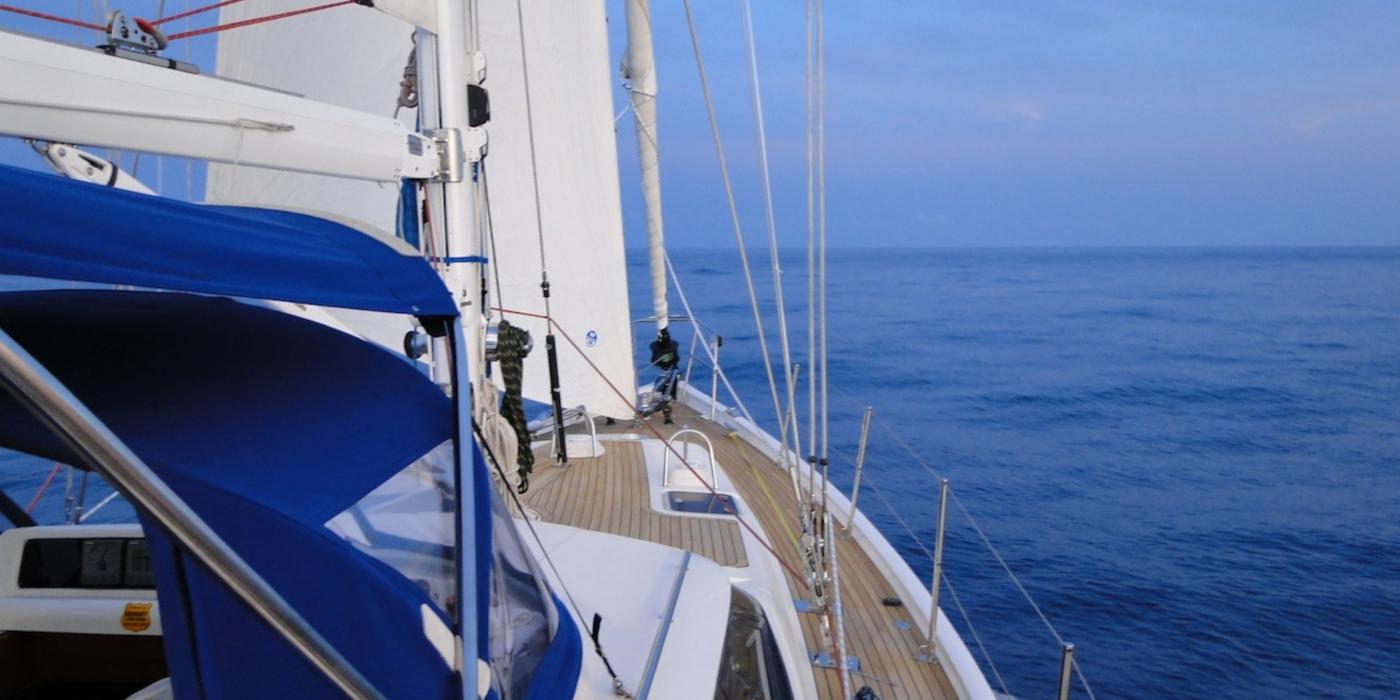 Oyster 53 Coachroof and foredeck