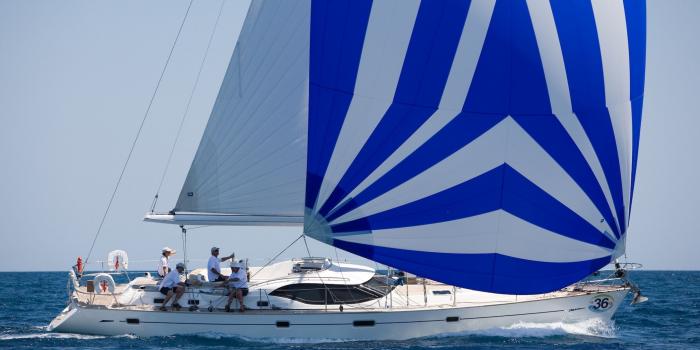 Oyster 53 Sailing spinnaker