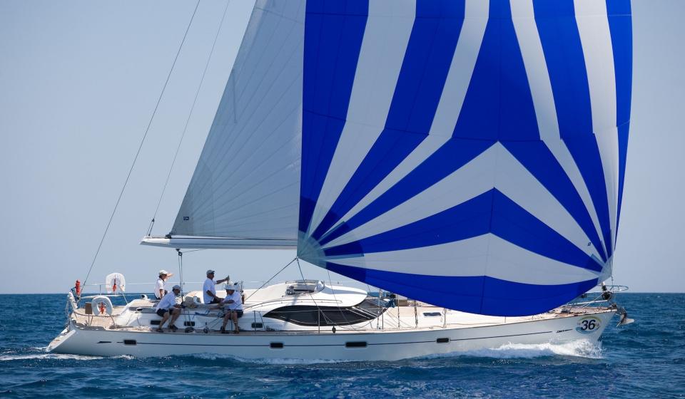 Oyster 53 Sailing spinnaker