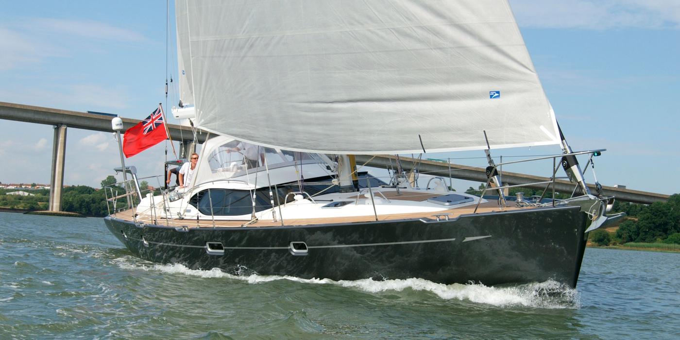 Oyster 54 Sailing Bow