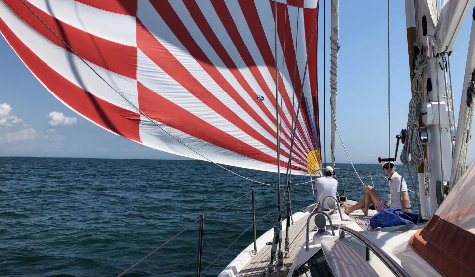 Oyster 54 Sailing Spinnaker 14