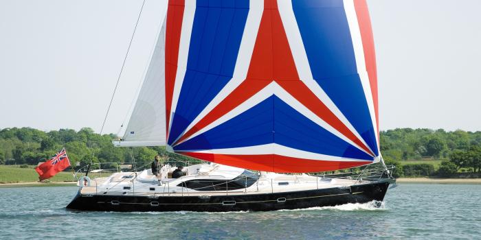 Oyster 54 Sailing Spinnaker