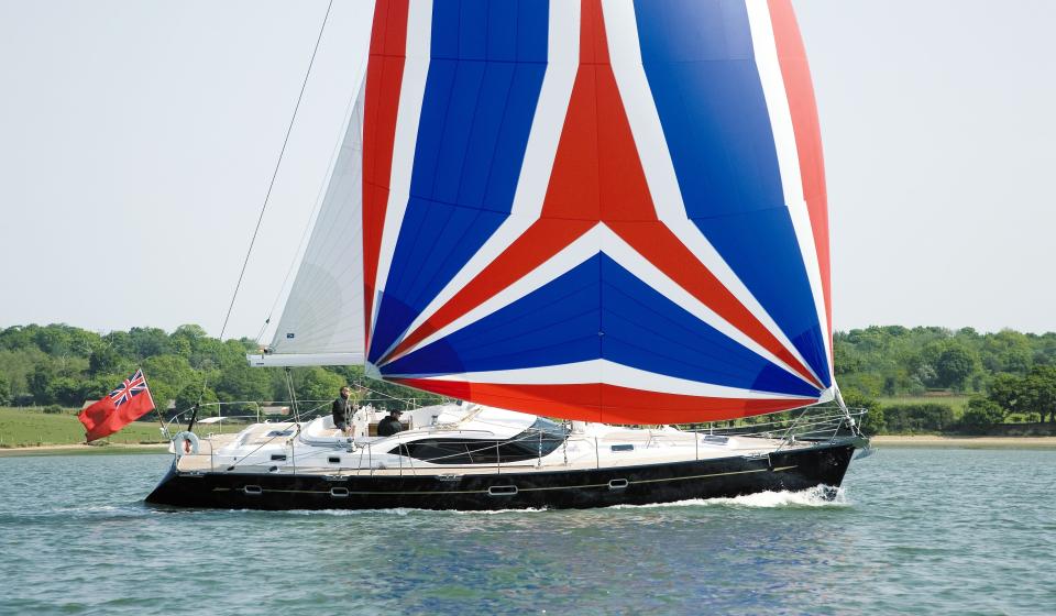 Oyster 54 Sailing Spinnaker