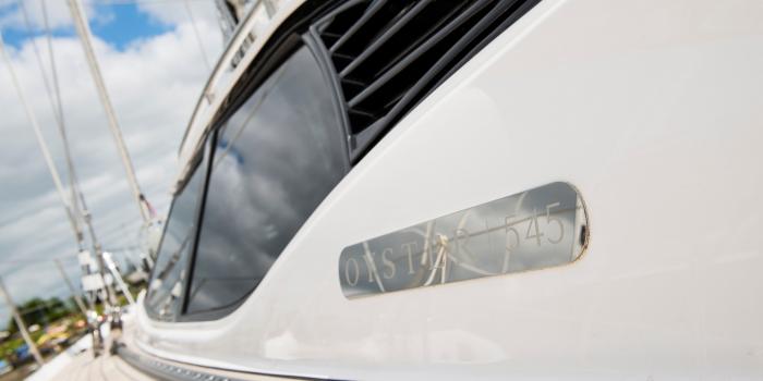 Oyster 545 Port Eyebrow Detail