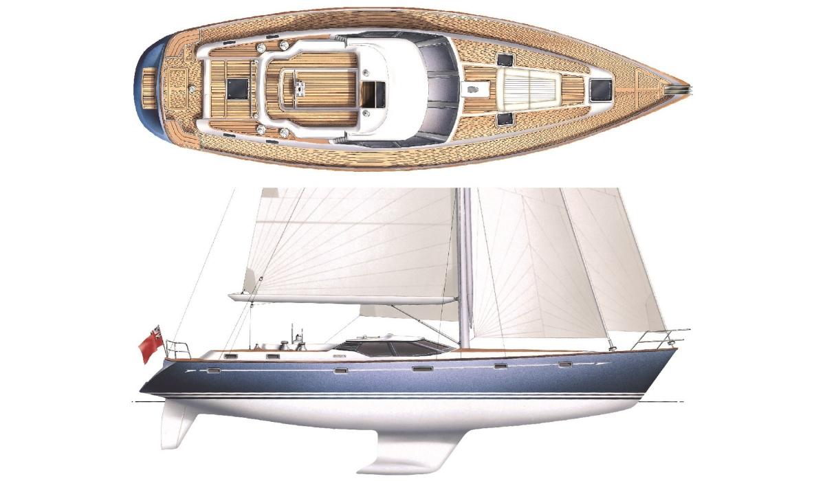 56' oyster sailboat