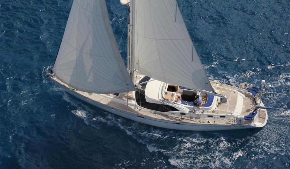 Oyster 56 Sailing Aerial v2