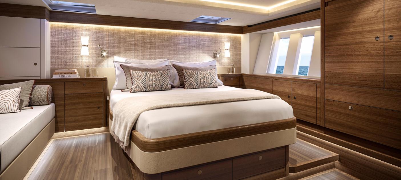 Oyster 595 60 Foot Sailing Yacht Interior Owners Cabin
