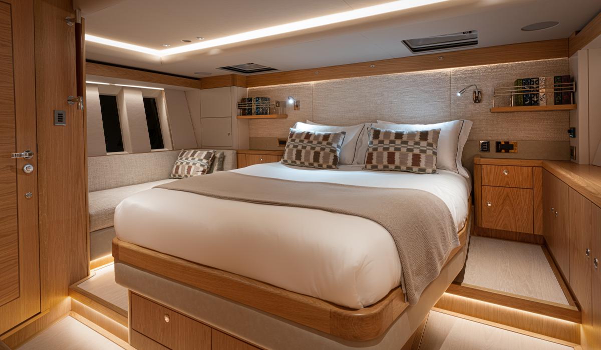 Oyster 595 Luxury 60 foot sailing yacht Aft Cabin v2
