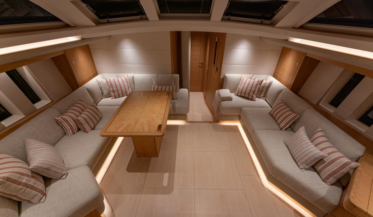 Oyster 595 Luxury 60 foot sailing yacht large Saloon